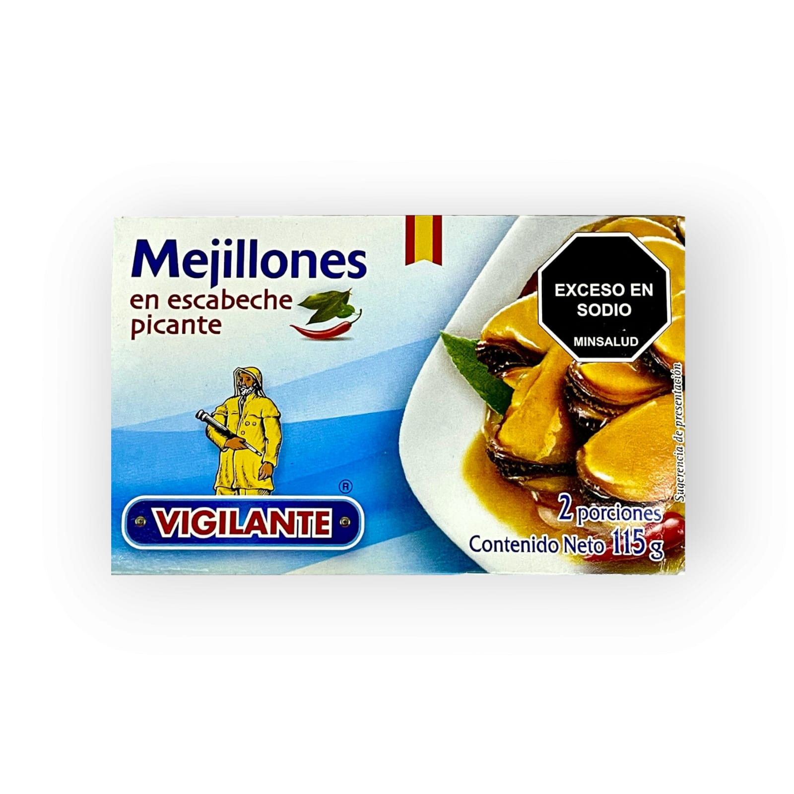 MEJILLONES EN ESCABECHE PICANTE X 115G VIGILANTE