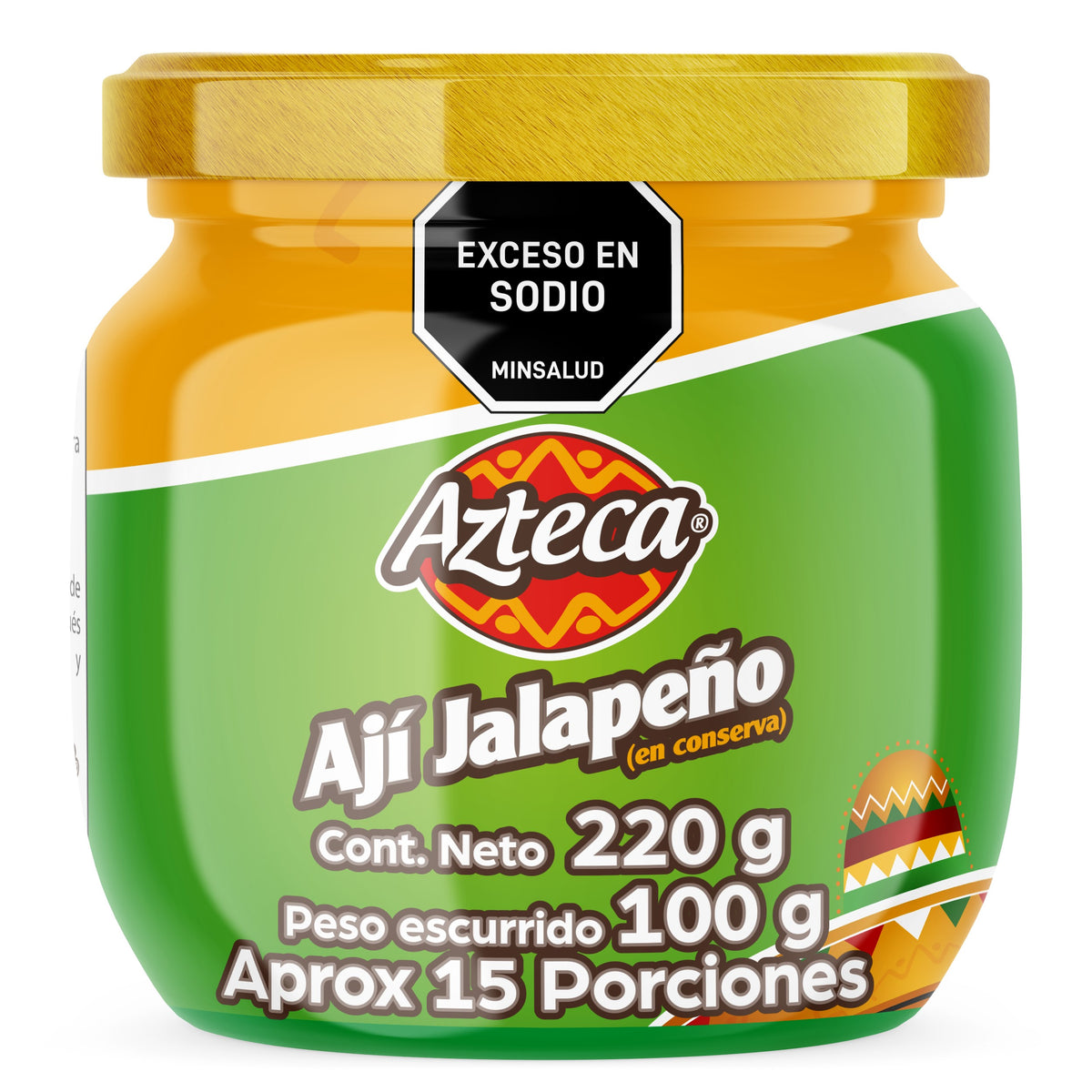 AJI JALAPEÑO X 220G AZTECA
