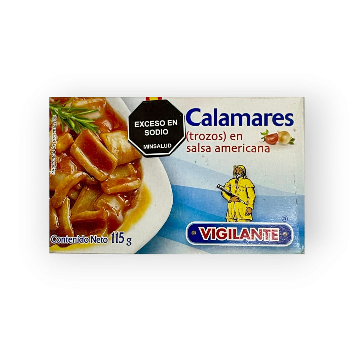 CALAMARES EN SALSA AMERICANA X 115G VIGILANTE