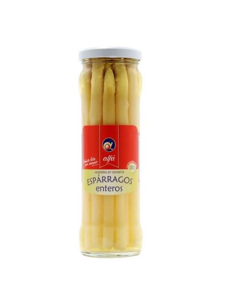 ESPARRAGOS ENTEROS X 330G ALFA