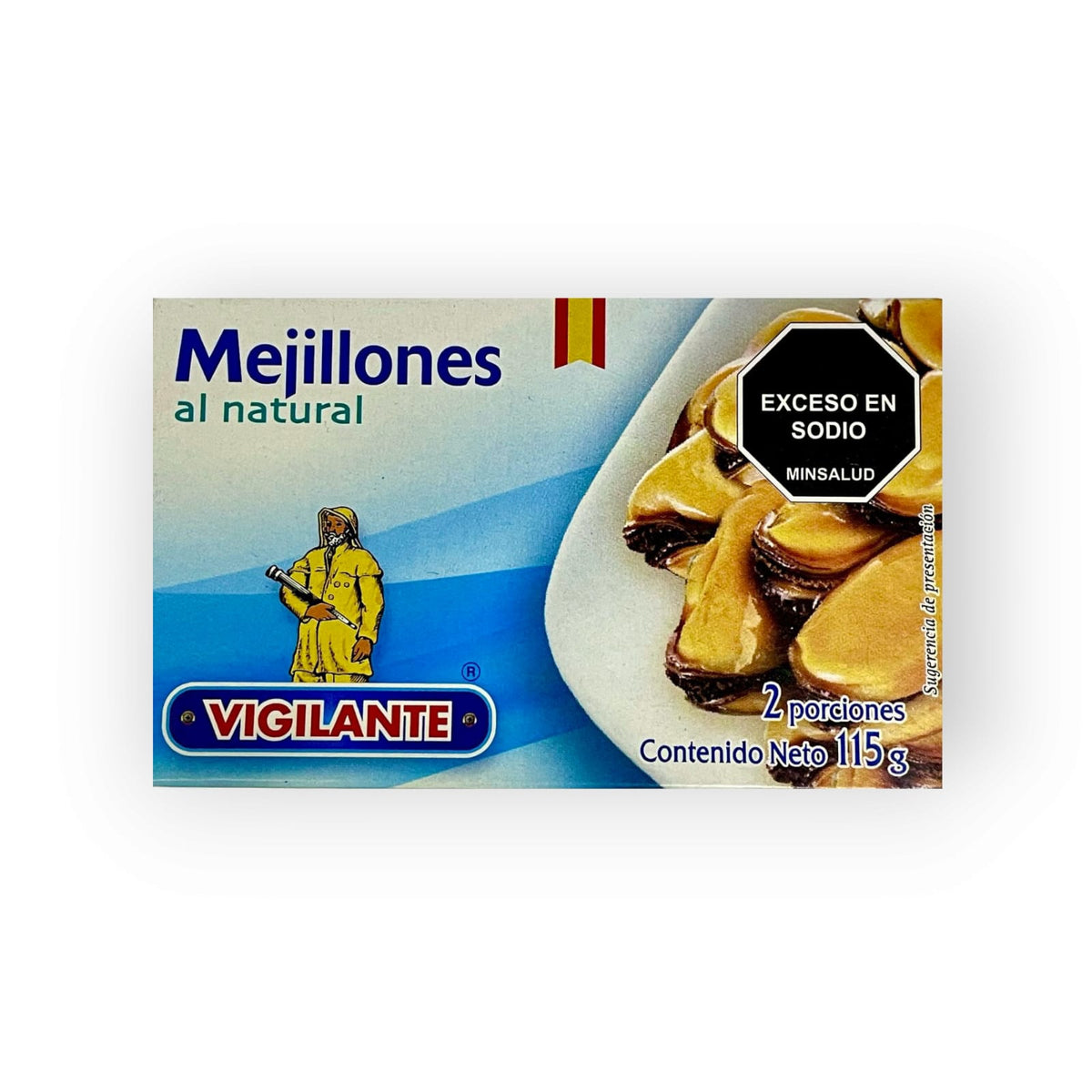 MEJILLONES AL NATURAL X 115G VIGILANTE