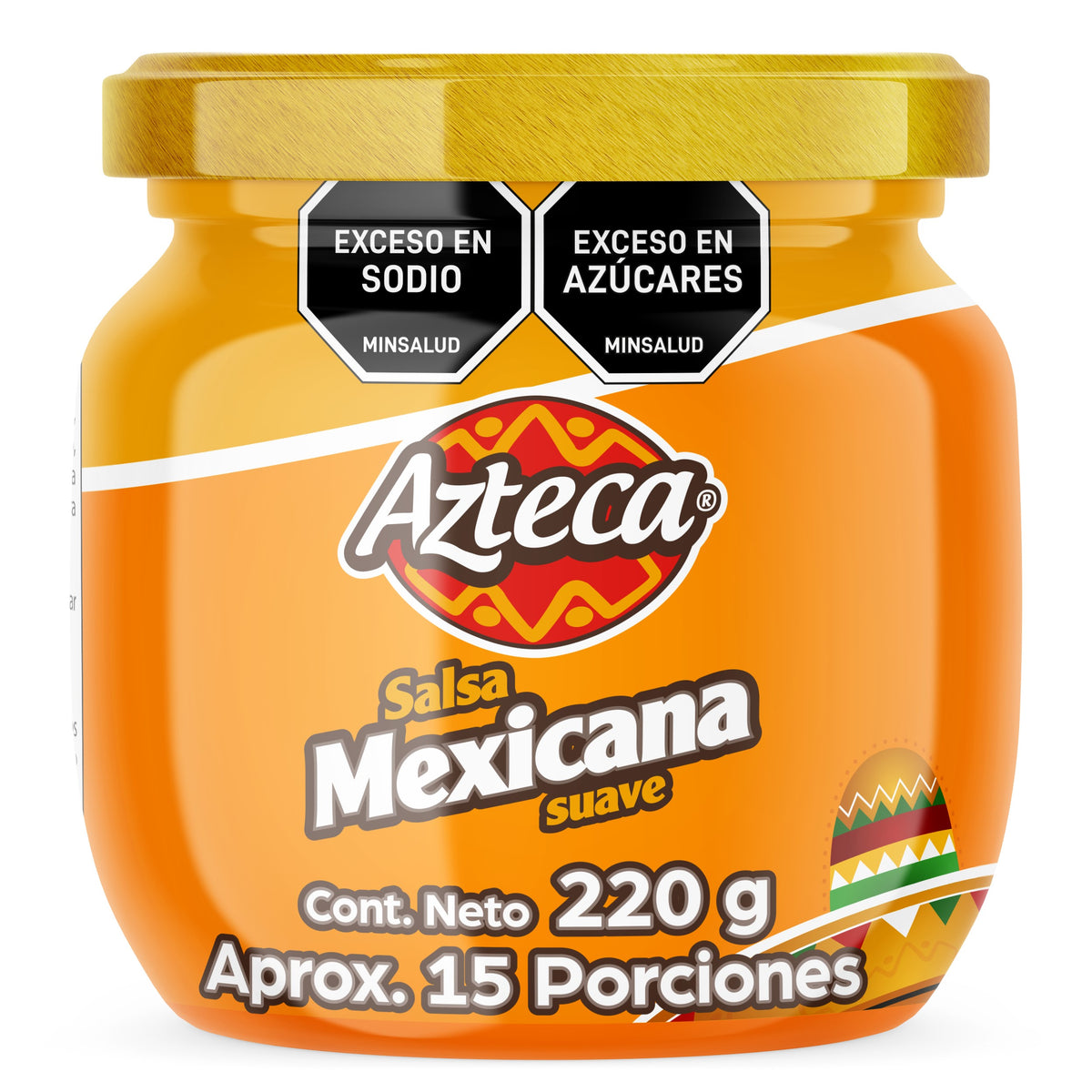 SALSA MEXICANA SUAVE X 220G AZTECA