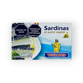 SARDINA EN ACEITE VEGETAL X 120G VIGILANTE