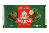 PASTA TAGLIATELLE ESPINACA X 500G RISCOSSA
