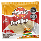 TORTILLA TOMATE Y ALBAHACA X 8 UNIDADES (250G) AZTECA