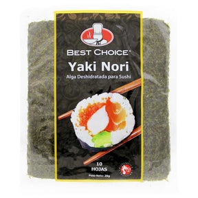 ALGA PARA SUSHI X 10 HOJAS BEST CHOICE